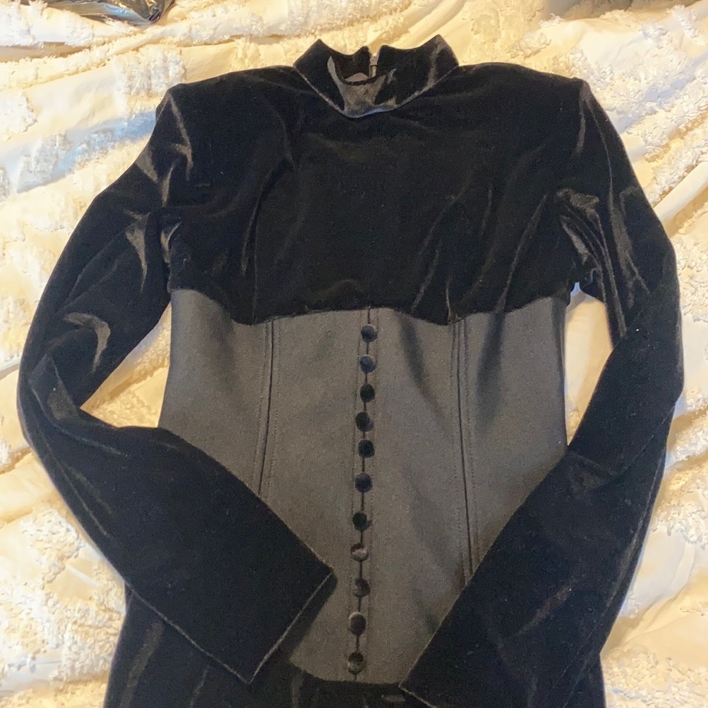 NWT! Black High sheen corset dress 🔥 - Picture 4 of 5